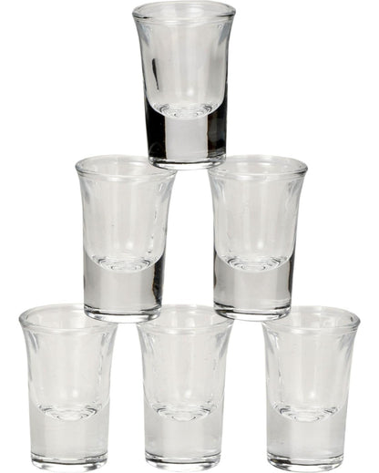 Party Perfect Glass Shot Glasses Clear | 30ml | Set of 6
