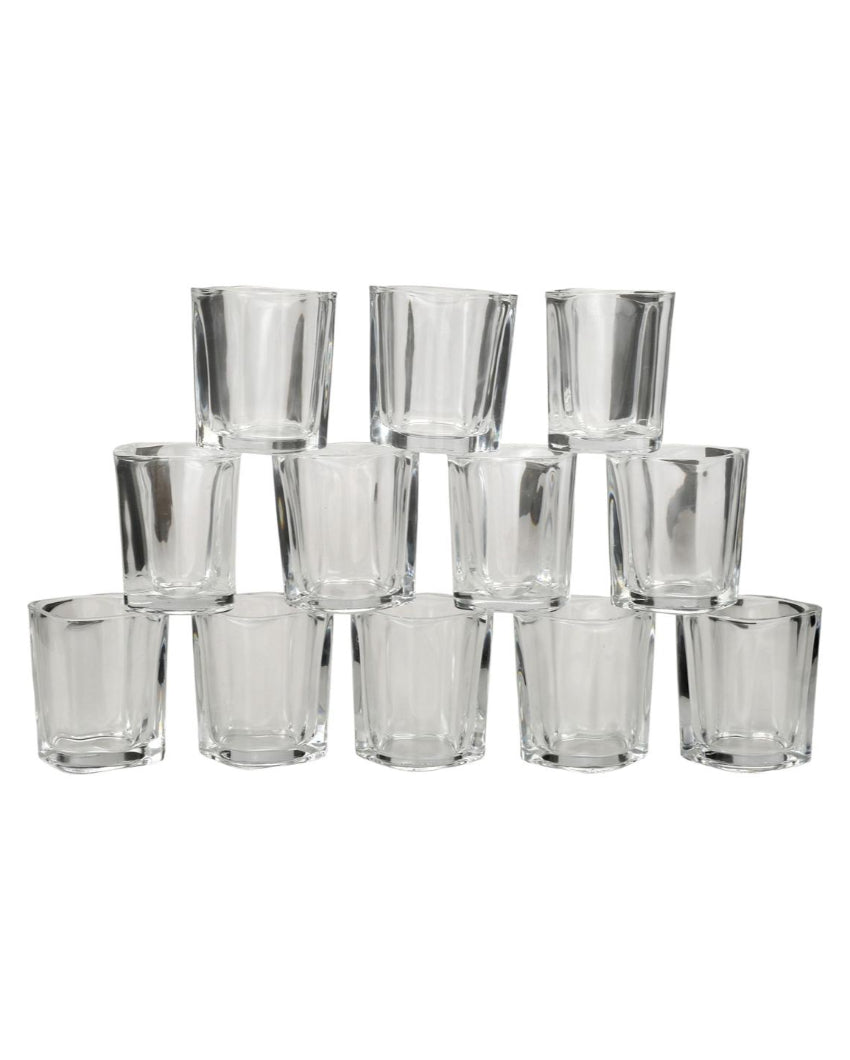 Clear Party Perfect Glass Shot Glasses | 50ml | Set of 12