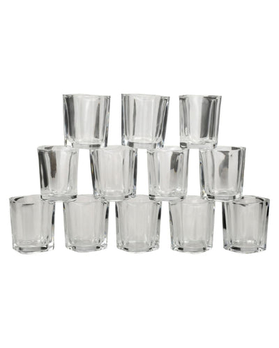 Clear Party Perfect Glass Shot Glasses | 50ml | Set of 12