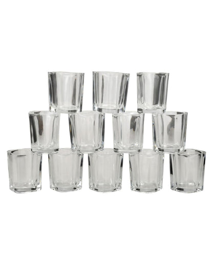 Clear Party Perfect Glass Shot Glasses | 50ml | Set of 12