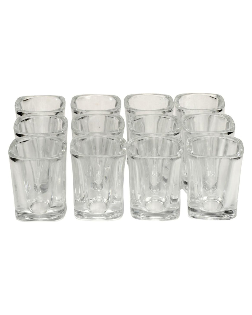 Clear Party Perfect Glass Shot Glasses | 50ml | Set of 12