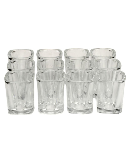 Clear Party Perfect Glass Shot Glasses | 50ml | Set of 12