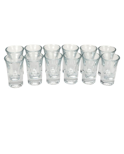 Glass Shot Glasses Party Perfect Clear | 30ml | Set of 12