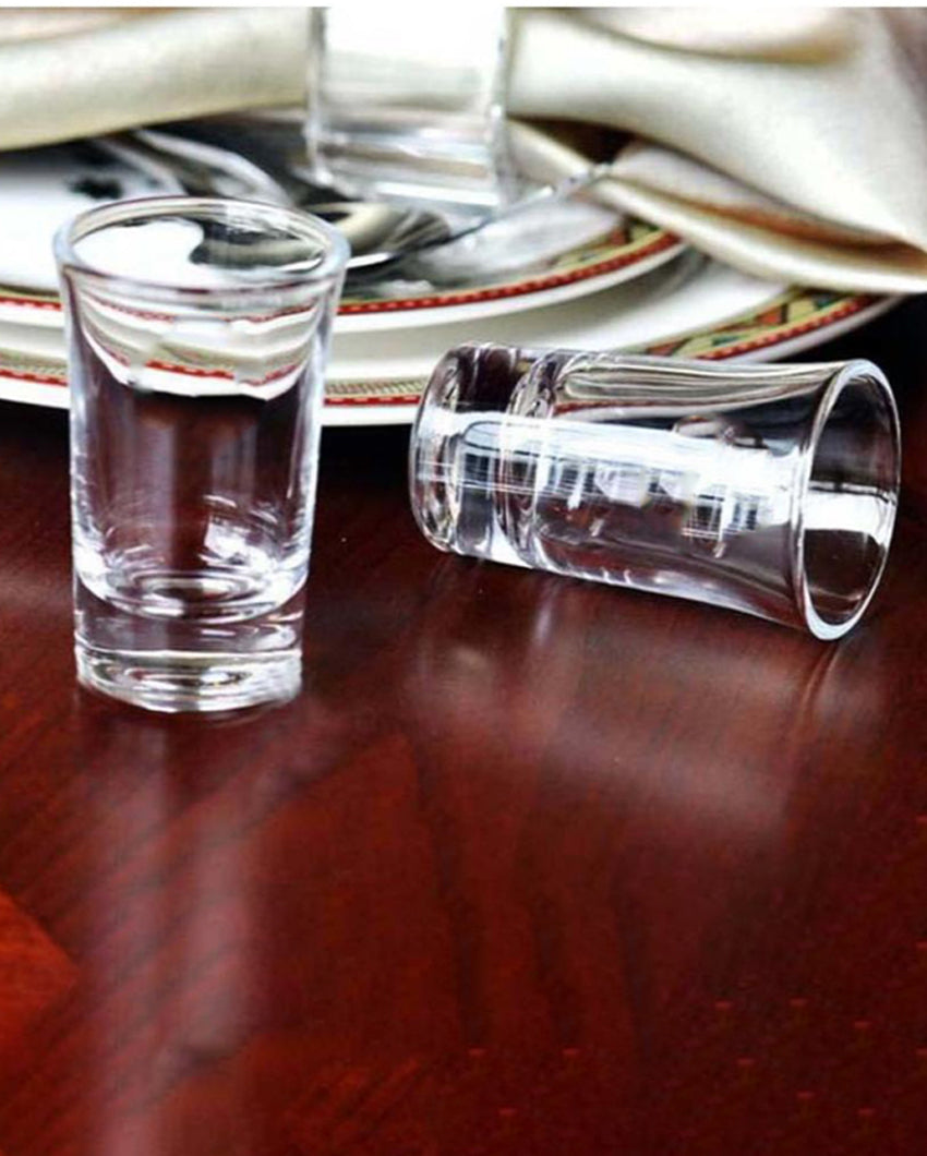 Thick Walled Party Perfect Clear Glass Shot Glasses | 30ml | 2 x 3 inches