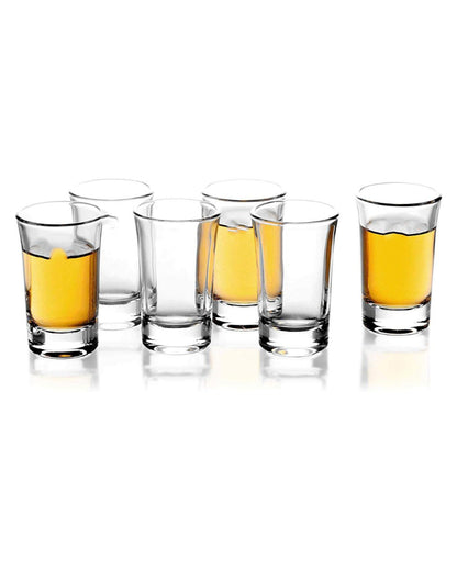 Thick Walled Party Perfect Clear Glass Shot Glasses | 30ml | 2 x 3 inches