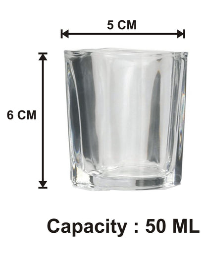 Fun Party Perfect Clear Glass Shot Glasses | 50ml | 2 x 3 inches