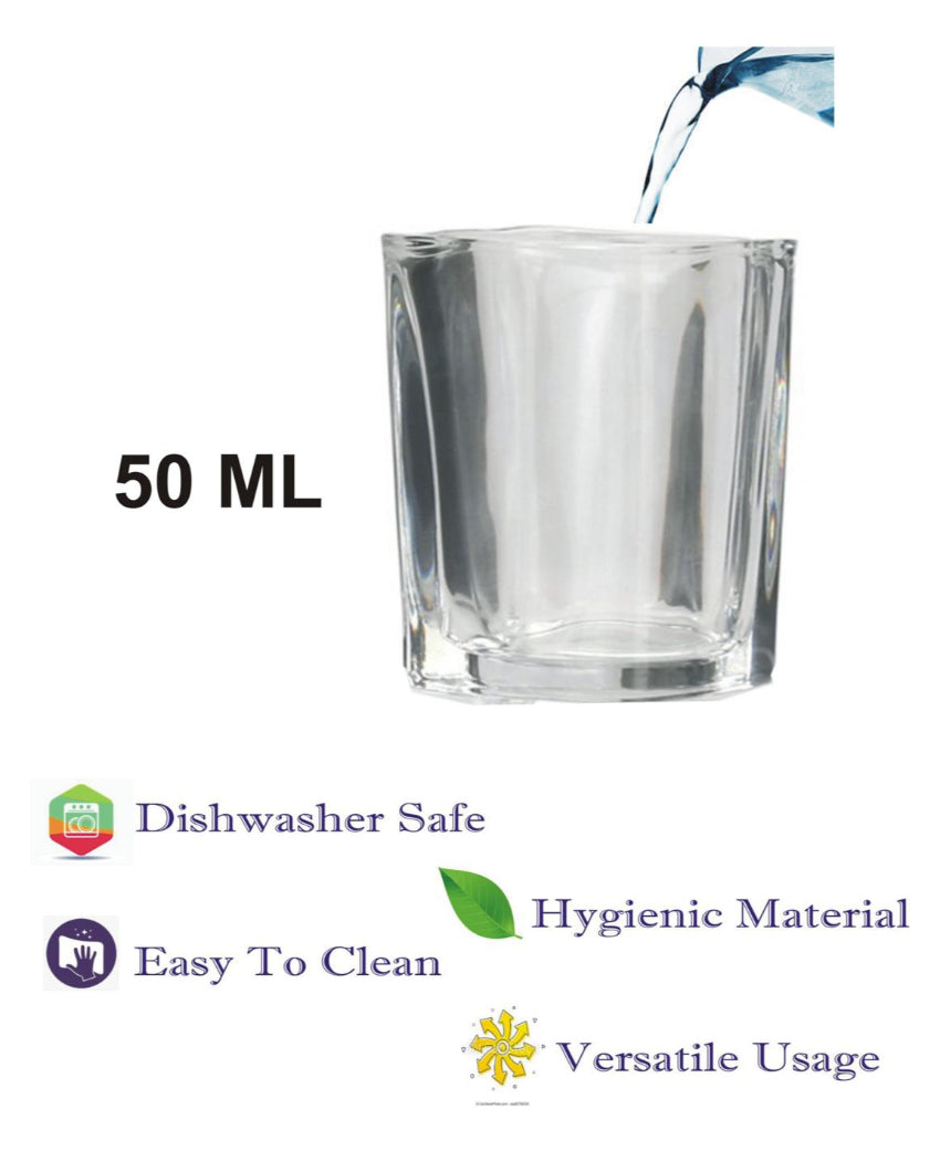 Fun Party Perfect Clear Glass Shot Glasses | 50ml | 2 x 3 inches