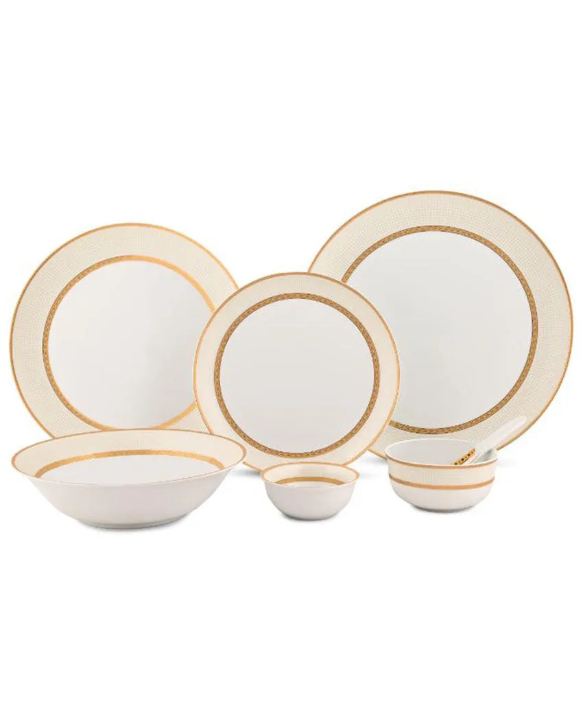 Golden Sand Porcelain Dinner Set