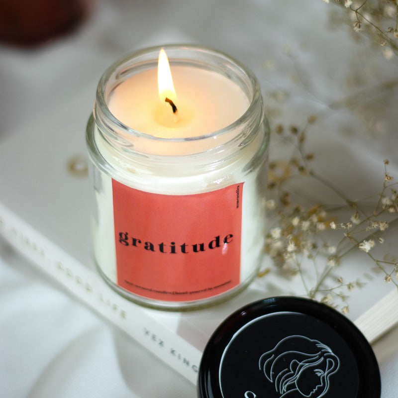 Gratitude Scented Candle | Grateful Candle |  Single | 2 x 3 inches
