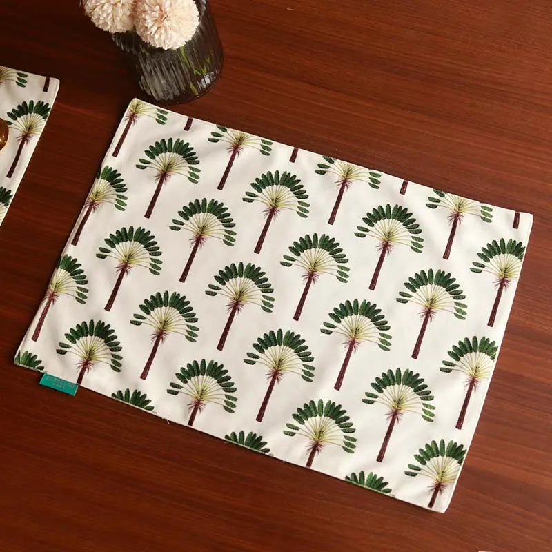 Green Palm Placemats