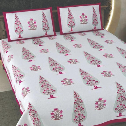 Gulbagh Pink Bedding Set | Double Size Default Title