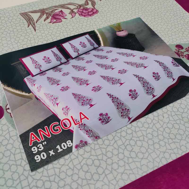 Gulbagh Pink Bedding Set | Double Size Default Title