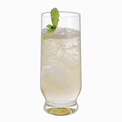 Home Bar Long Drink Crystal Glasses | Set of 4 Default Title