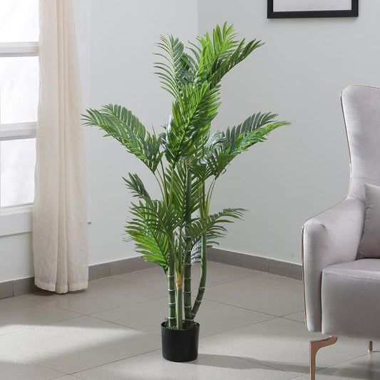 Artificial Real Touch Palm Plant With Pot | 50 Inch Default Title