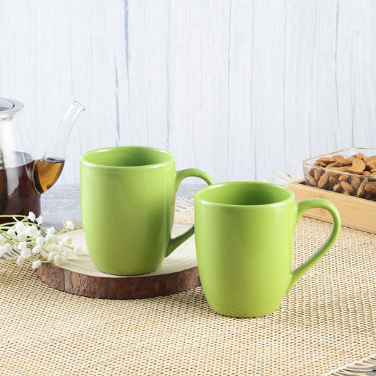 Modern Mugs | Set of 2 | Multiple Colors Green
