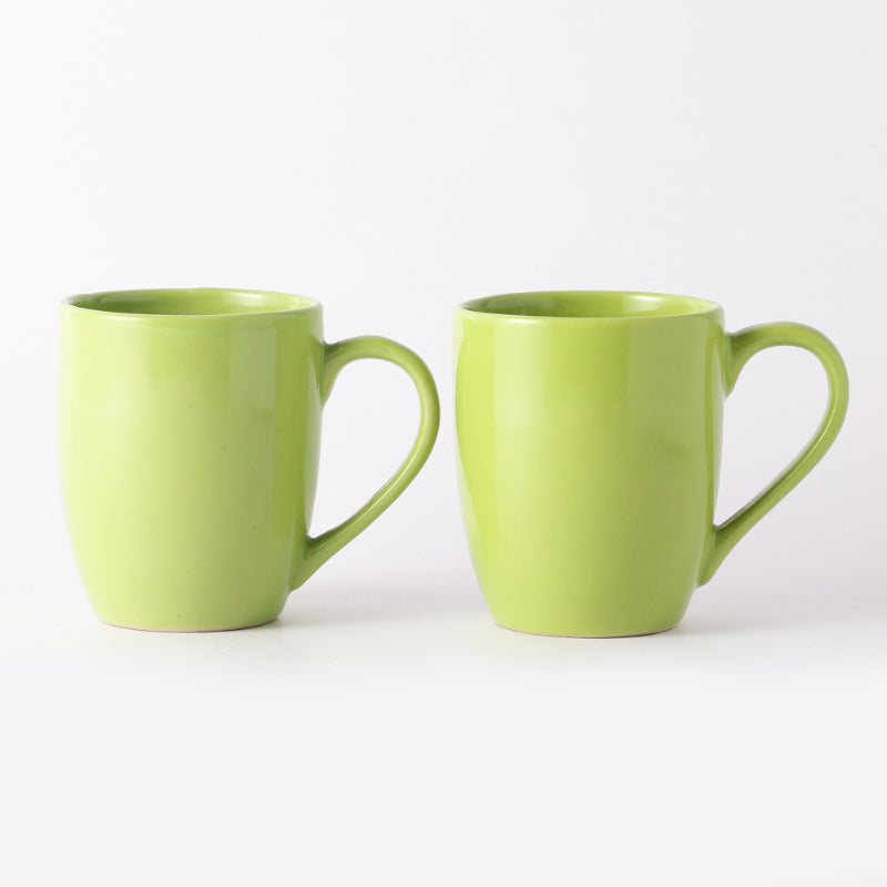 Modern Mugs | Set of 2 | Multiple Colors Green