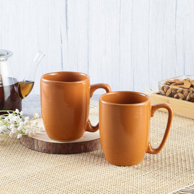 Modern Mugs | Set of 2 | Multiple Colors Orange