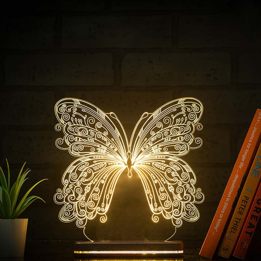 Butterfly Lamp | With Rechargeable Battery