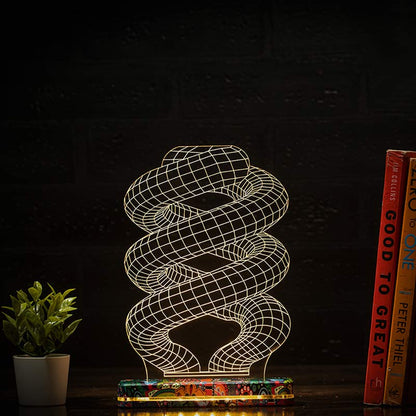 Spiral Lamp | With Rechargeable Battery