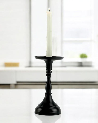 Elegant Accent Pillar Candle Holder | 4 x 8 inches