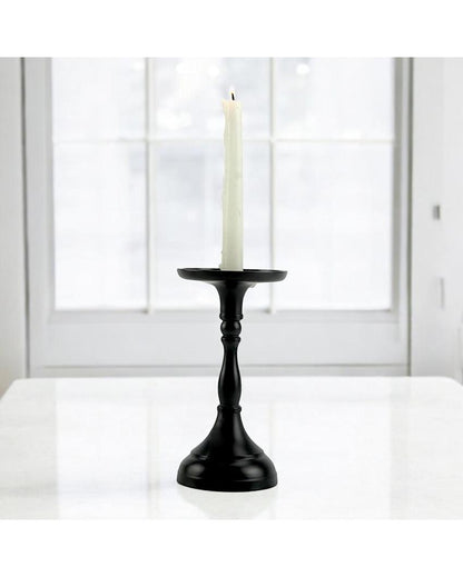 Elegant Accent Pillar Candle Holder | 4 x 8 inches