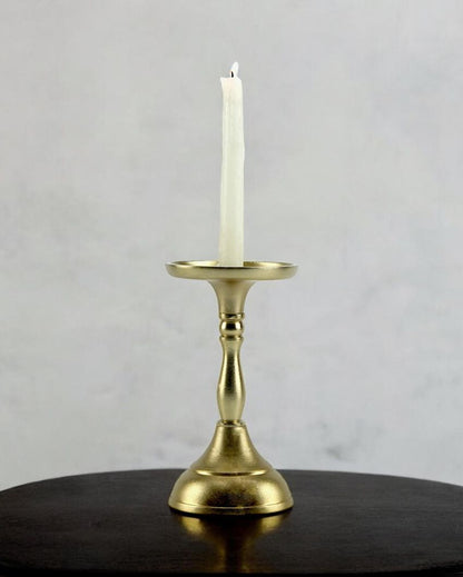 Elegant Accent Pillar Candle Holder | 4 x 8 inches