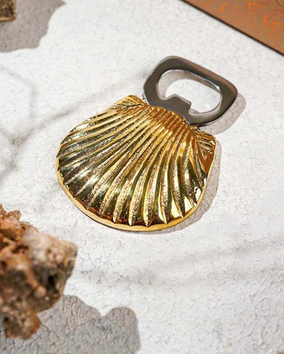 Charming & Sturdy Shell Bottle Opener | 4 x 3 inches