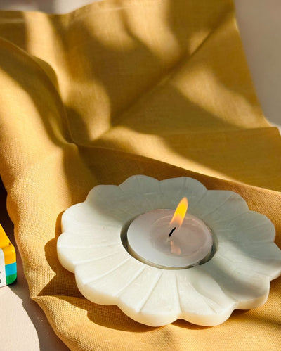 Lotus Craved Tea Light Holder