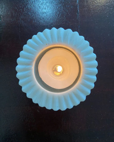 Ribbed Tea Light Holder