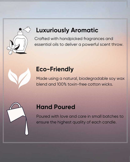 Heartfelt Glow Valentine Soy Wax Candle | 3 x 4 inches | 180ml