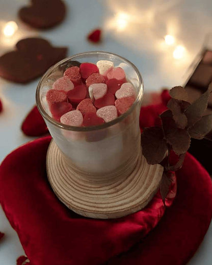 Heartfelt Glow Valentine Soy Wax Candle | 3 x 4 inches | 180ml