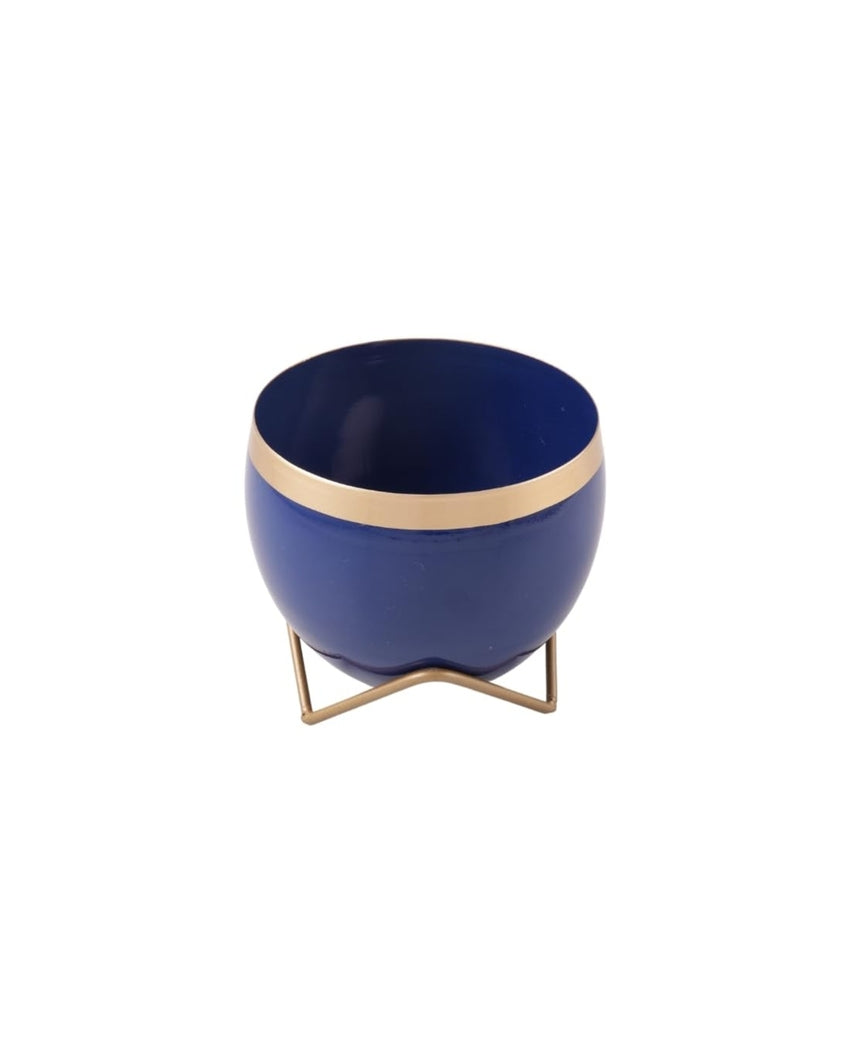 Compact Table Pot With Stands Without Plant | Set of 2 | 6 x 5 inches