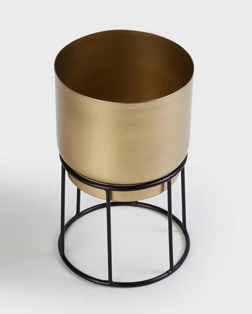 Modern Design Stand With Planter Pot Without Plant | 7 x 10 inches