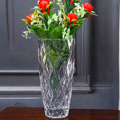 Chic And Modern Creating Focal Point Table Centerpiece Glass Vase | 5 x 10 inches