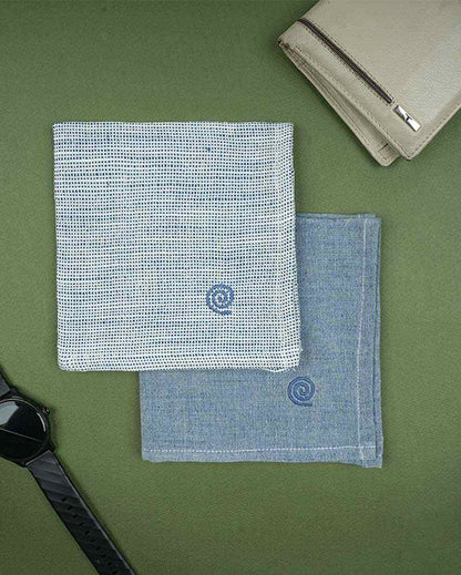 Men's Premium Bamboo Handkerchief | Pack Of 2 | 16 x 16 inches