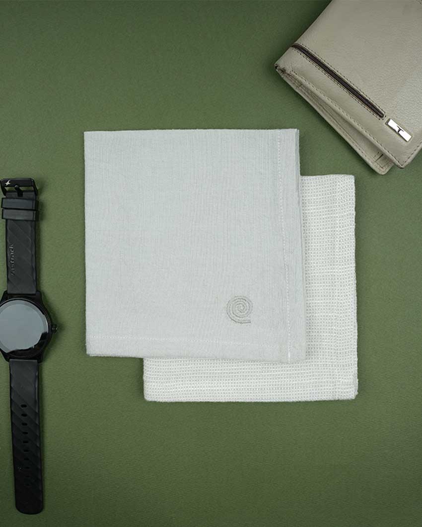 Men's Premium Bamboo Handkerchief | Pack Of 2 | 16 x 16 inches