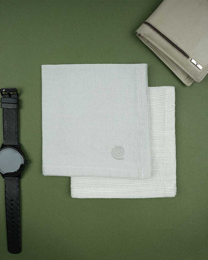 Men's Premium Bamboo Handkerchief | Pack Of 2 | 16 x 16 inches