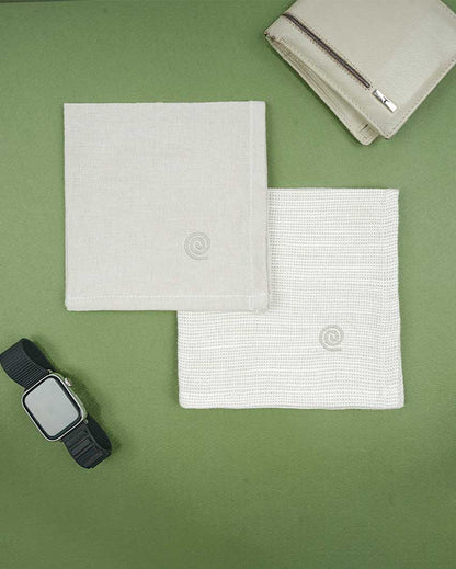 Men's Premium Bamboo Handkerchief | Pack Of 2 | 16 x 16 inches