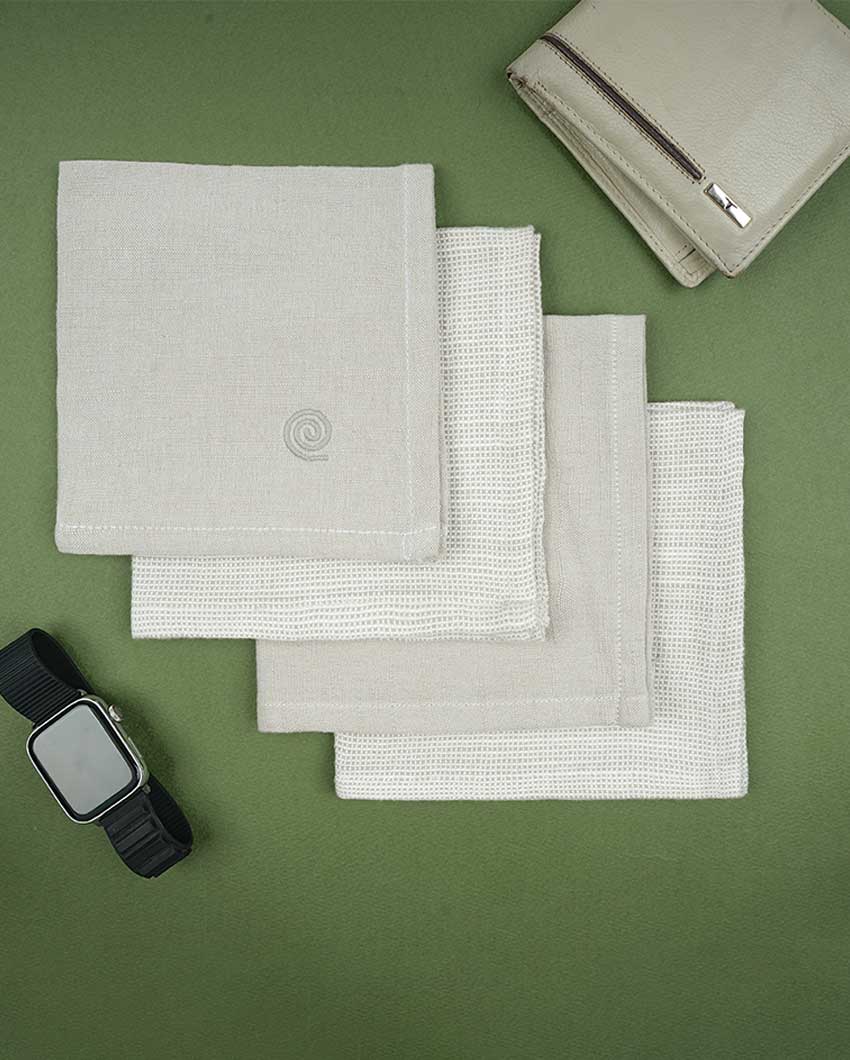 Men's Premium Bamboo Handkerchief | Pack Of 4 | 16 x 16 inches