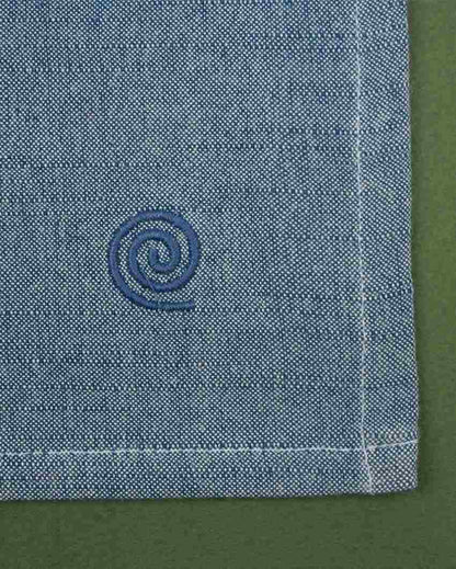 Solid Men's Premium Bamboo Handkerchief | Pack Of 2 | 16 x 16 inches