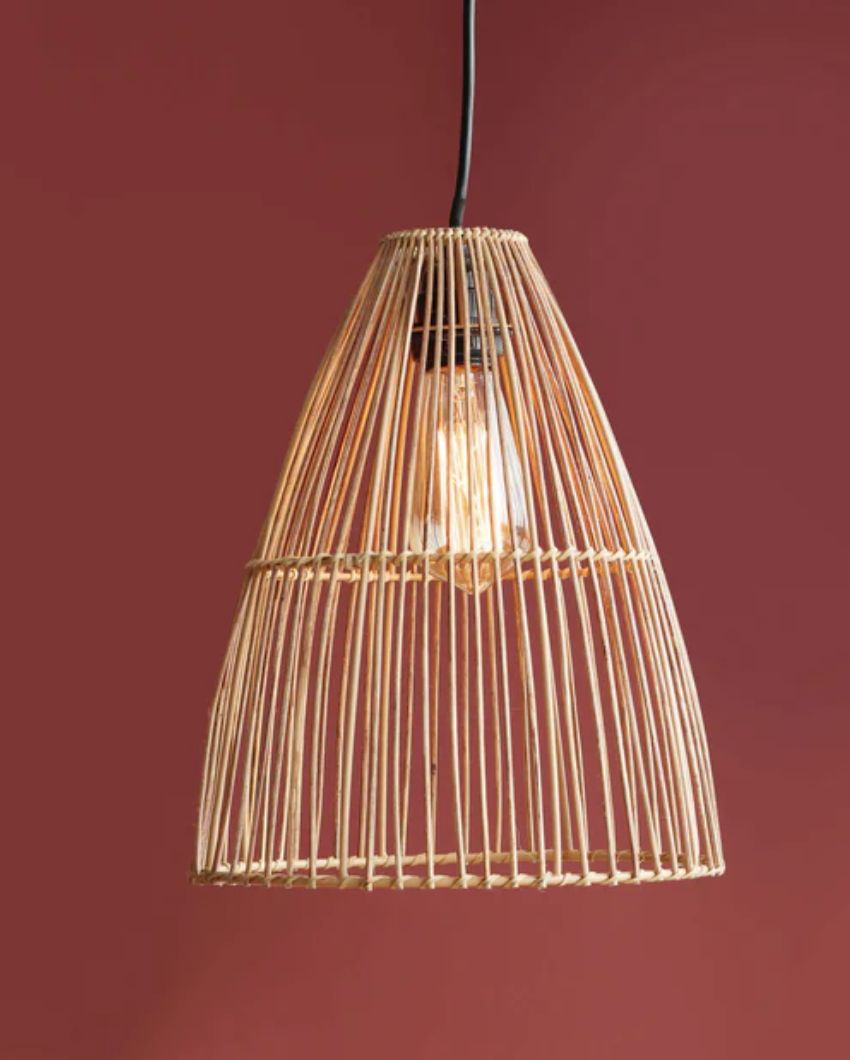 Golden Japanese Hanging Lamp | 6 x 10 inches