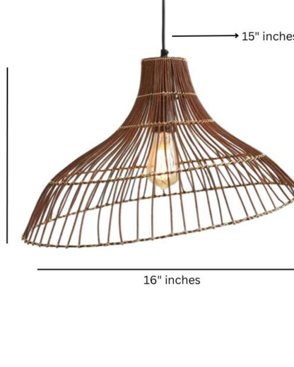 Ailsa Rattan Lamp Pendant Lamp | 16 x 10 inches