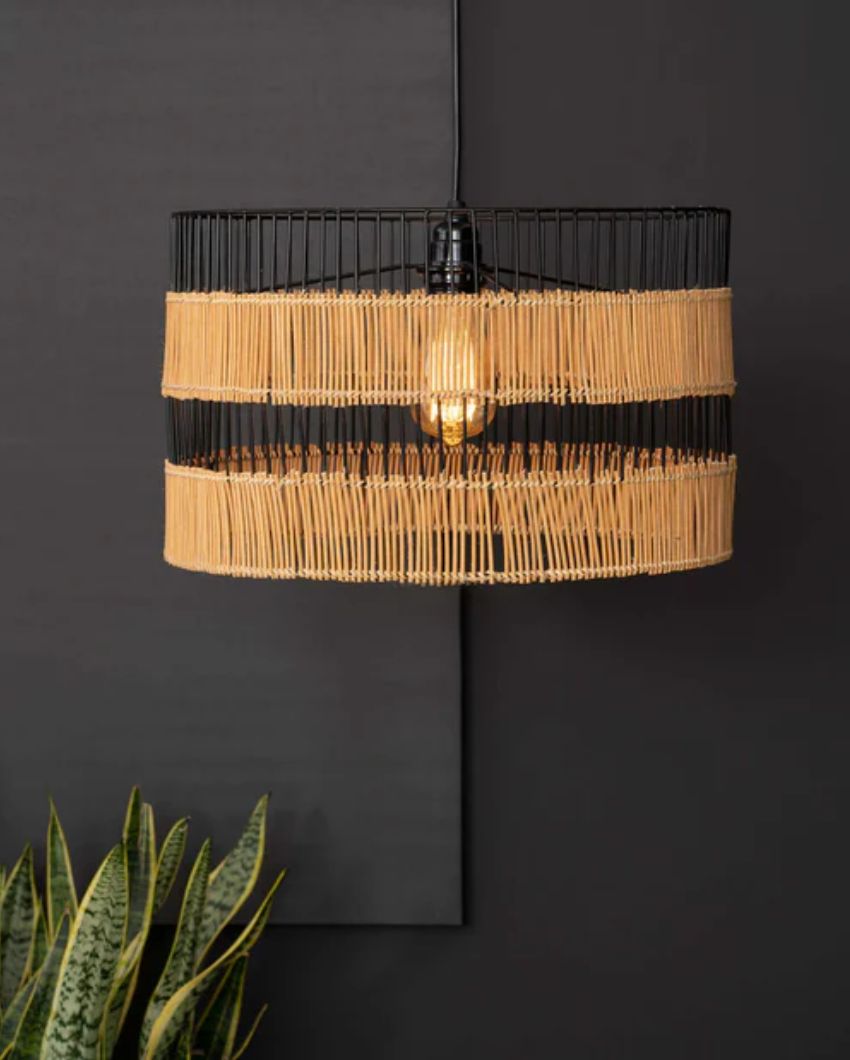 Kyoto Metal Drum Hanging Lamp | 16 x 20 inches