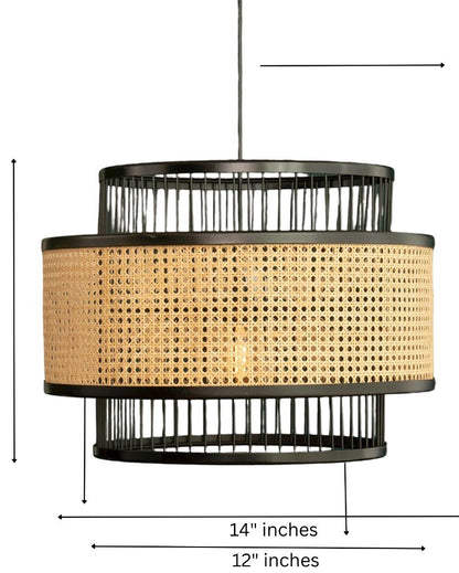 Yen Pendant Metal Hanging Lamp | 14 x 11 inches