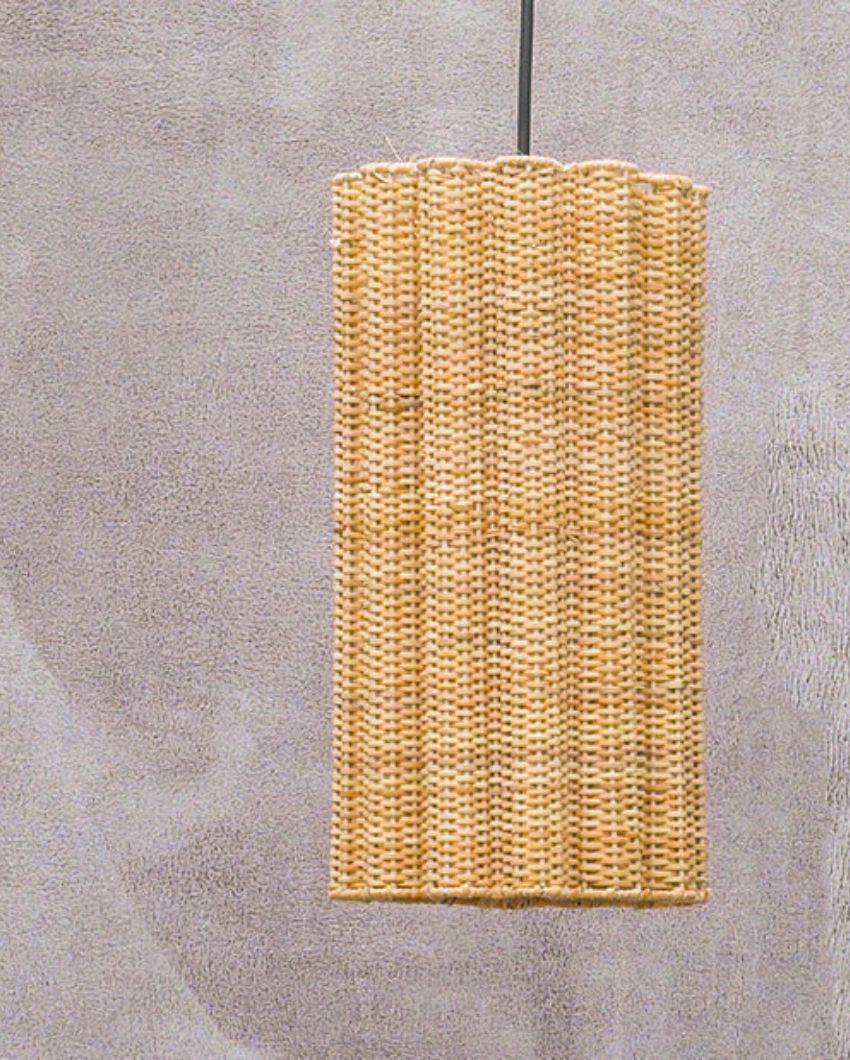 Punkhe Tall Bamboo Hanging Lamp | 7 x 14 inches