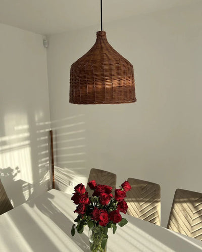 Handmade Rattan Pendant Light | 18 x 18 inches