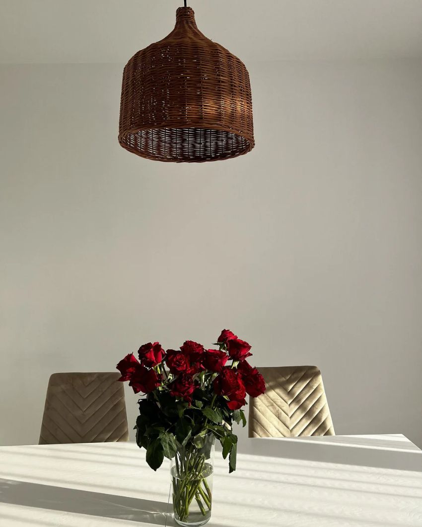 Handmade Rattan Pendant Light | 18 x 18 inches