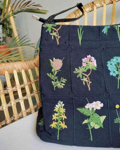 Elegant Miss Briganza Floral Bag | 10 x 5 x 11 inches