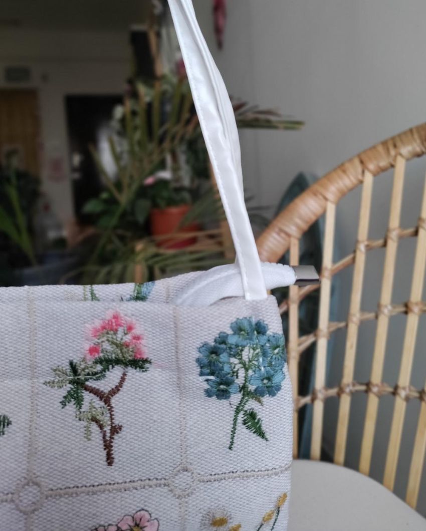 Elegant Miss Briganza Floral Bag | 10 x 5 x 11 inches