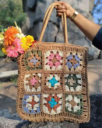 Modern Poppins Shoulder Bag | 14 x 5 x 15 inches
